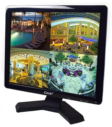 Amazon.com: Cocar 19 inch CCTV Security Monitor with BNC VGA HDMI